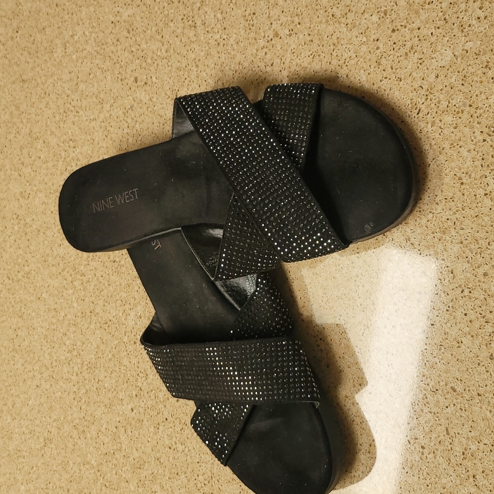 Nine West Jeweled Flat Sandal